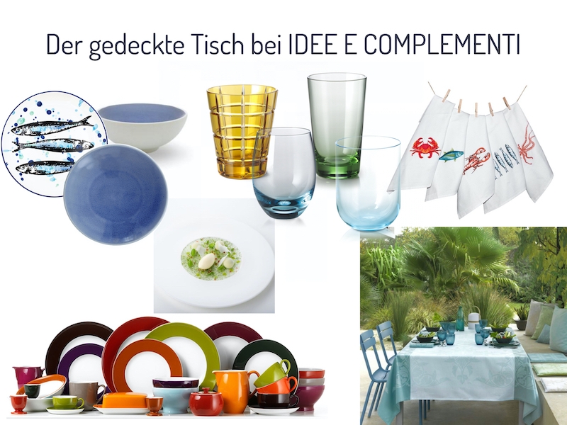 Read more about the article Der gedeckte Tisch bei IDEE E COMPLEMENTI